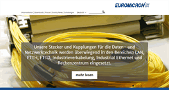Desktop Screenshot of euromicron-fiberoptic.com